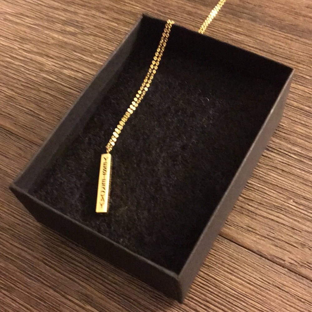 14K Solid Gold Necklace.